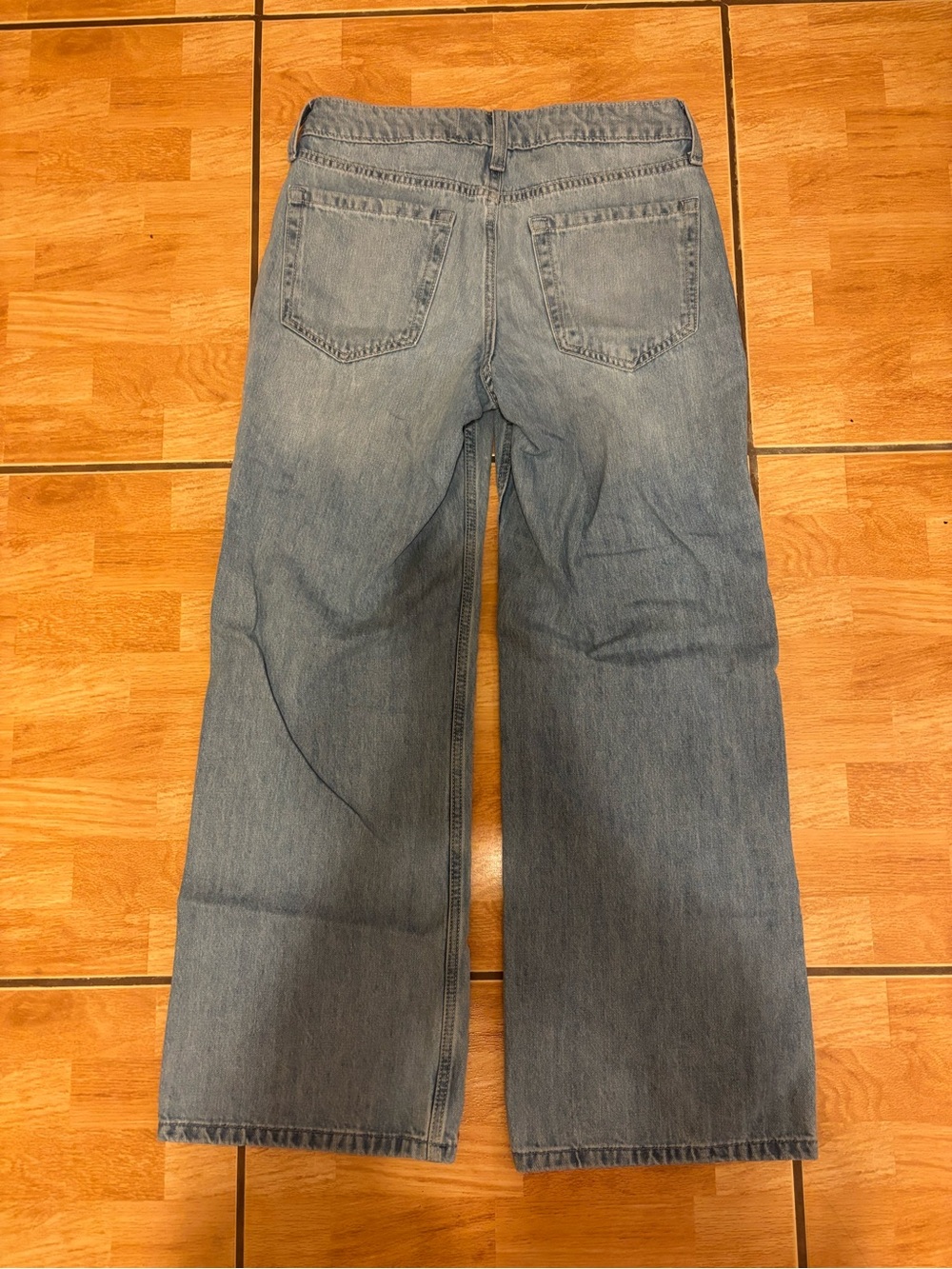 Hollister Light Blue Wide-Leg Jeans